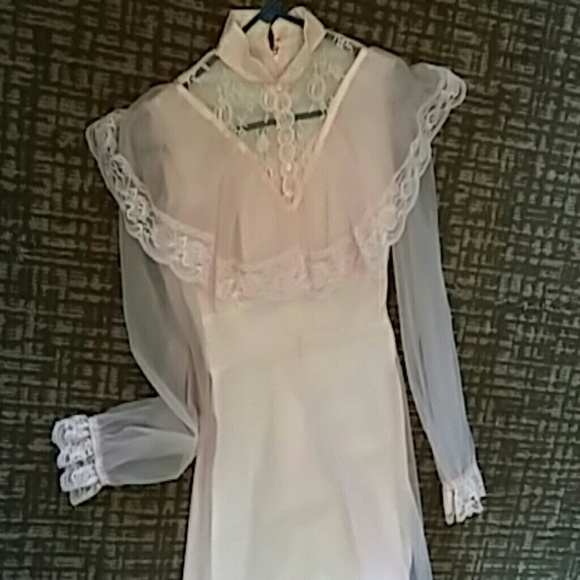 Womens vintage old time dress from early 60 s - Picture 3 of 8